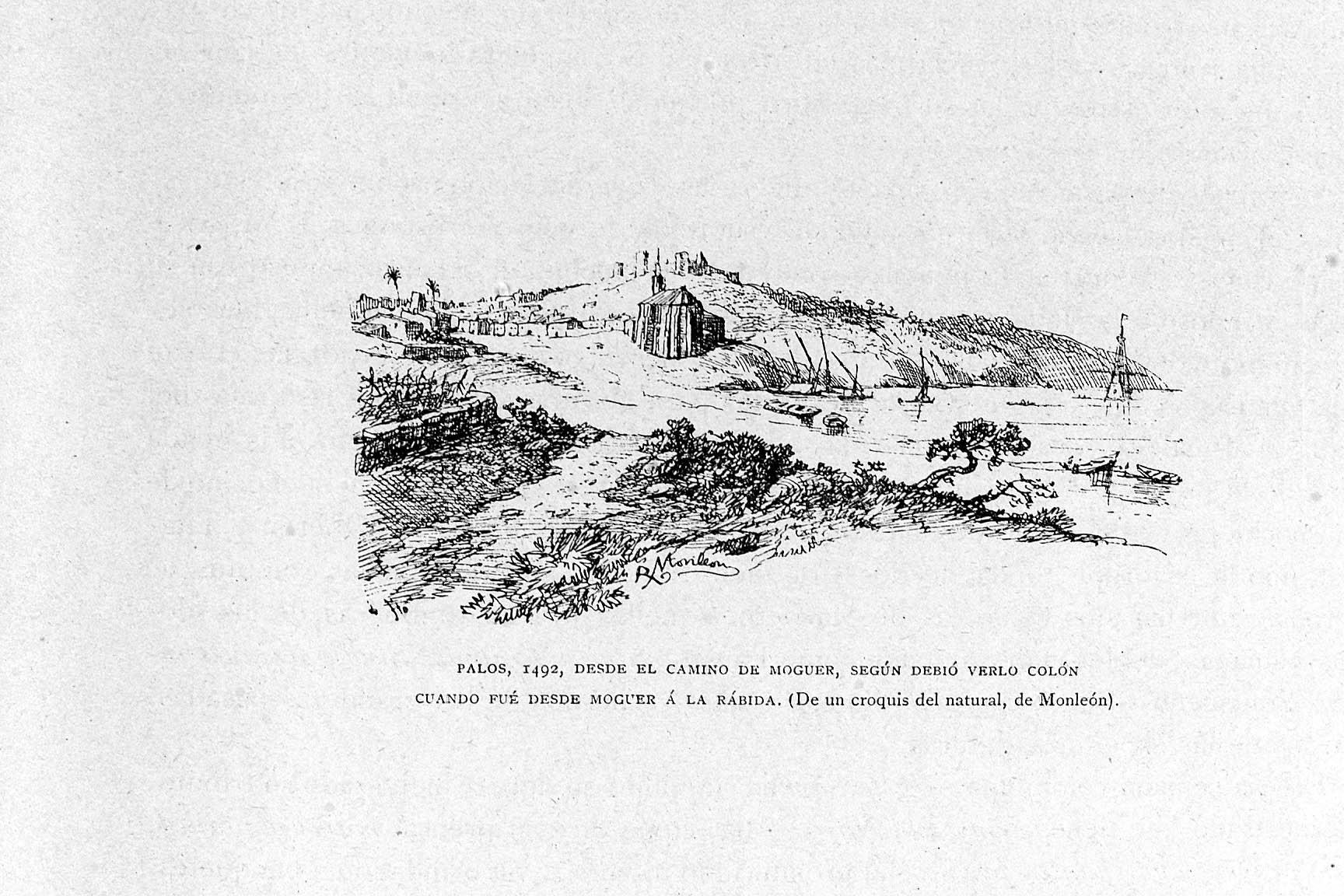 palos desde el camino de moguer