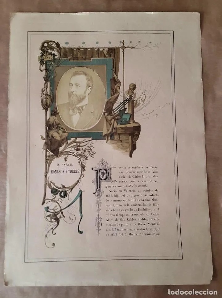 retrato de rafael monleÓn