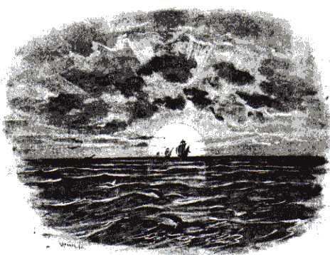 amanecida en la mar
