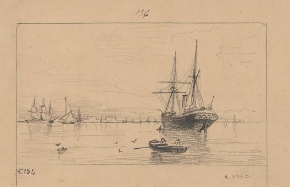 puerto de valencia en calma
