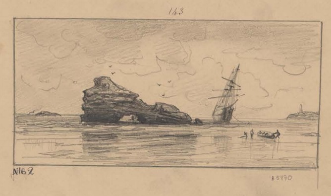la roca horadada de biarriz