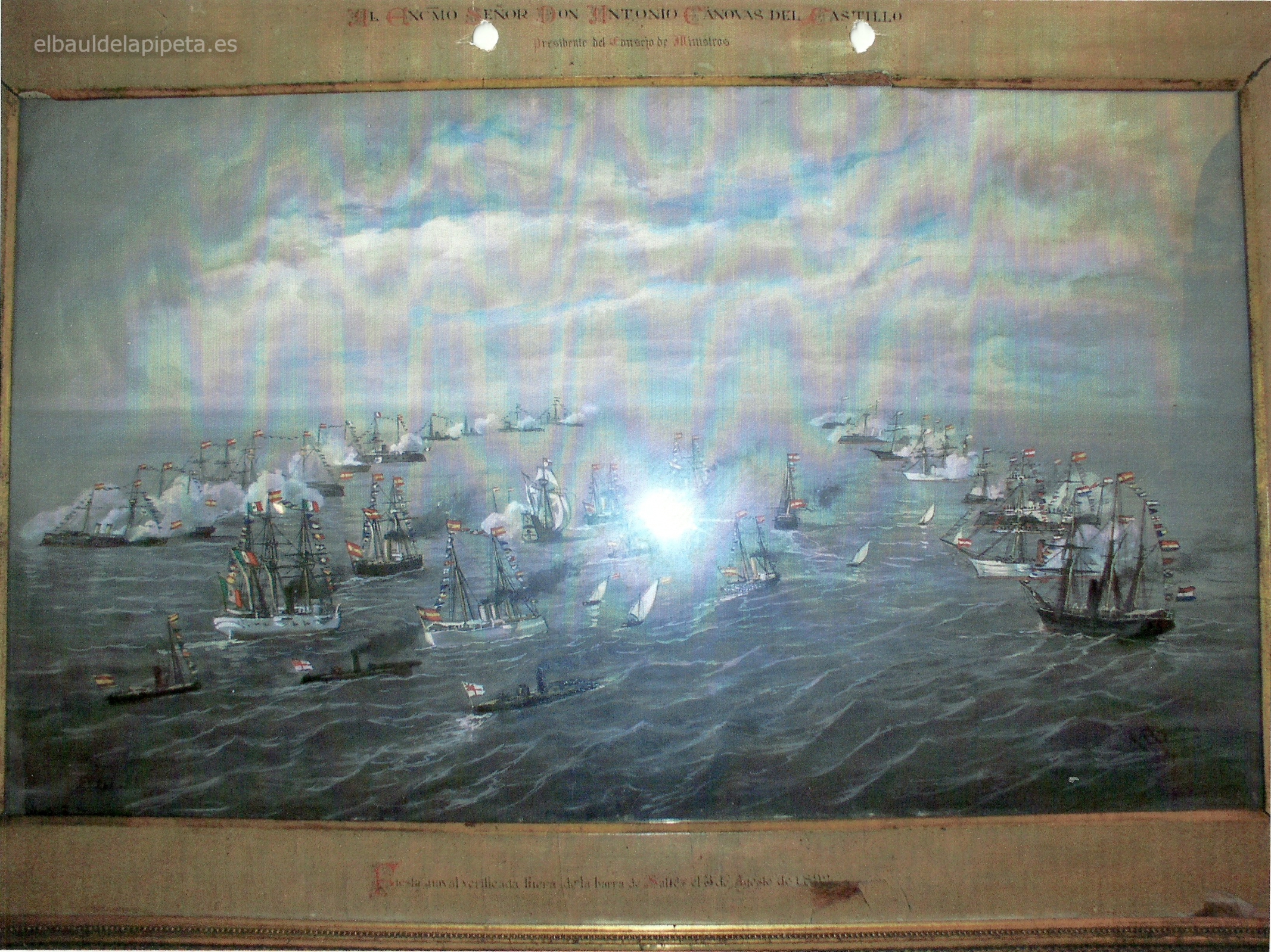 fiesta naval verificada fuera de la barra de saltÉs el 3 de agosto de 1892