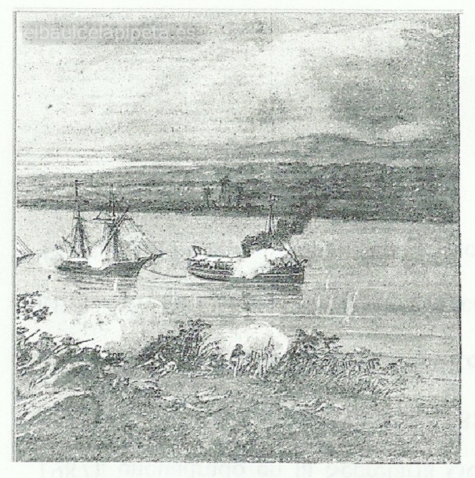 convoy en el rÍo cauto (dia 27 de agosto)