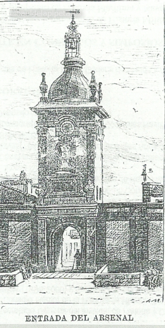 portada del arsenal de ferrol