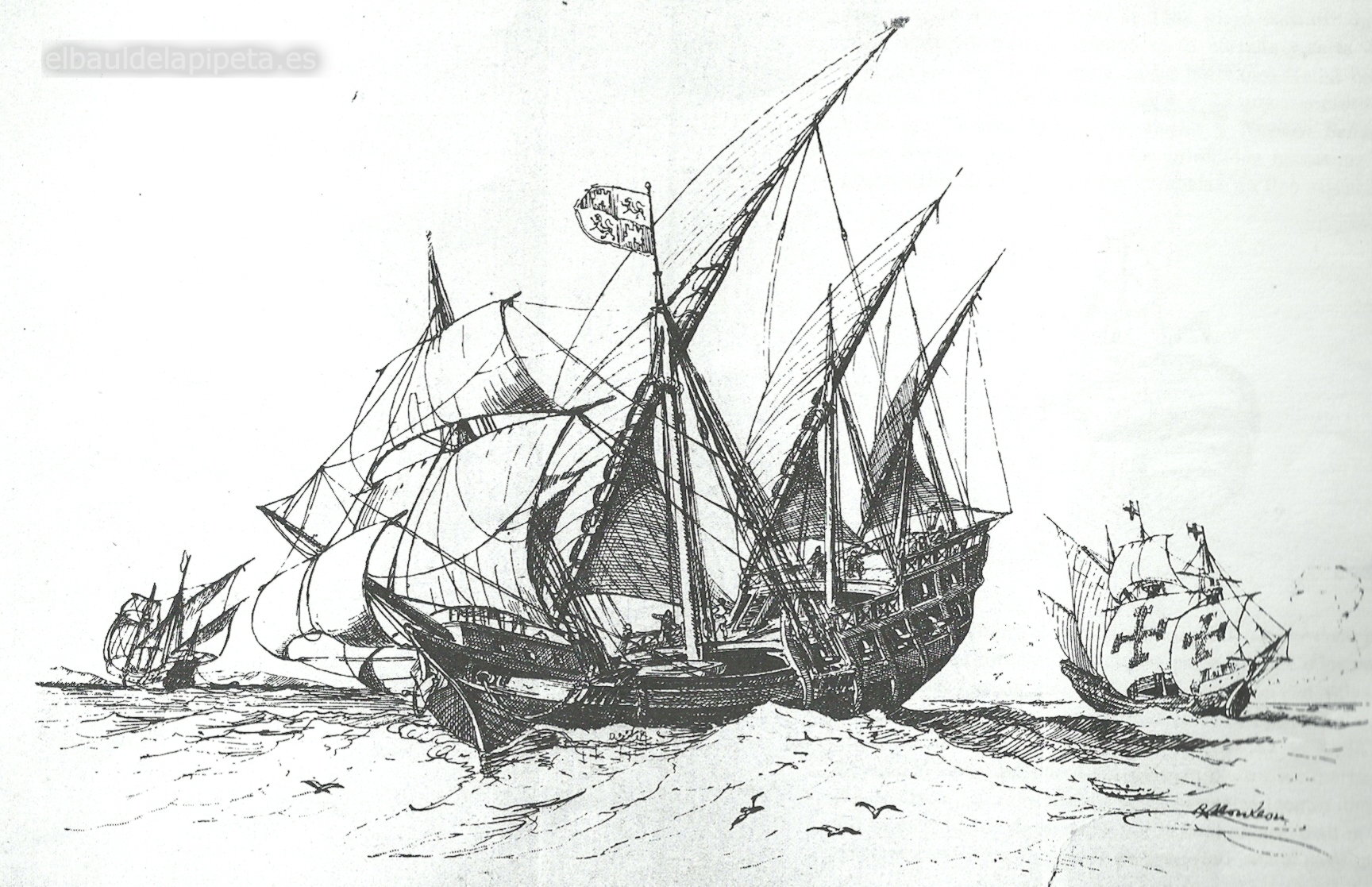 carabelas del siglo xvi y xvii