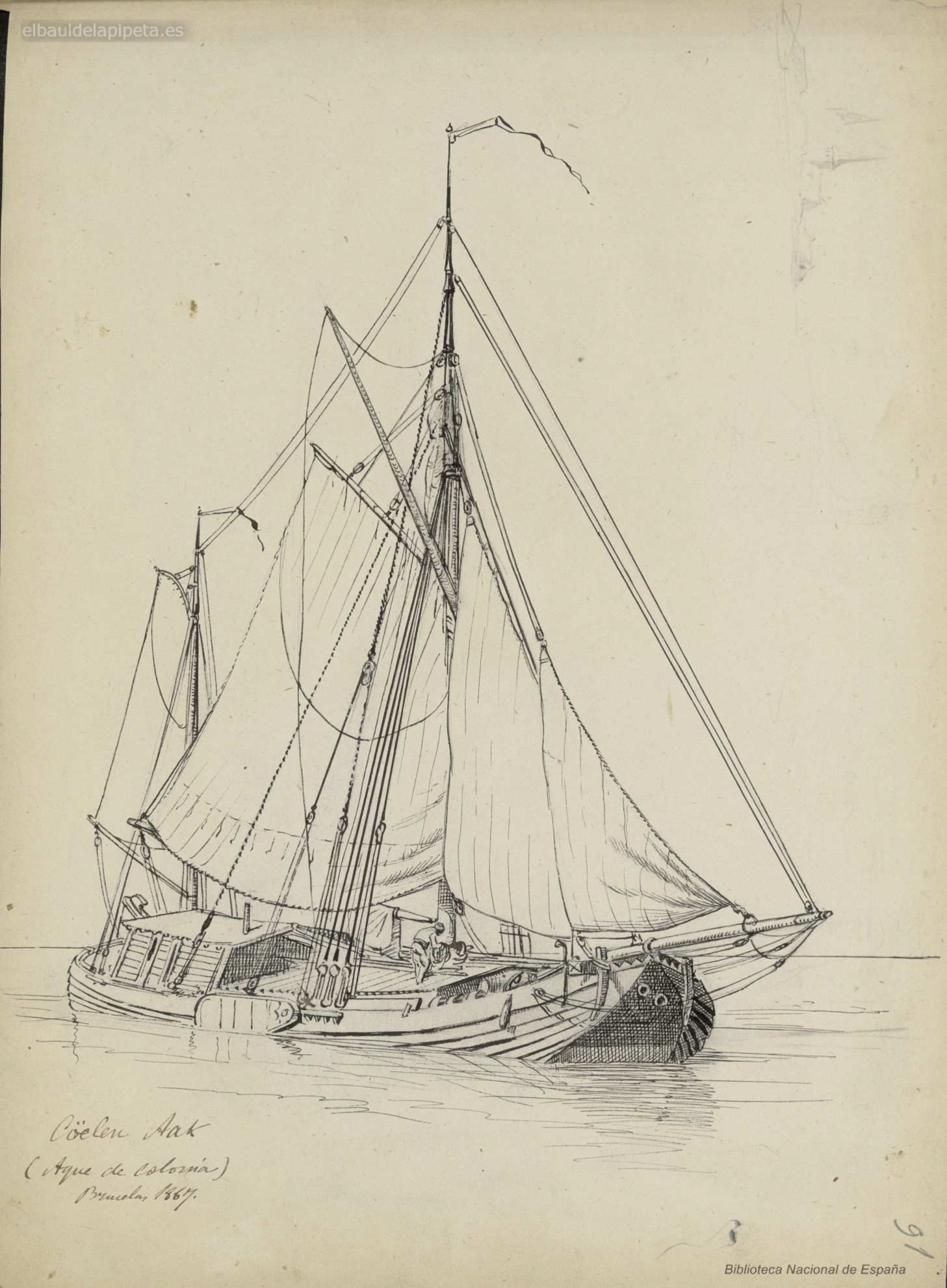collen aar (agua de colonia) bruselas 1867