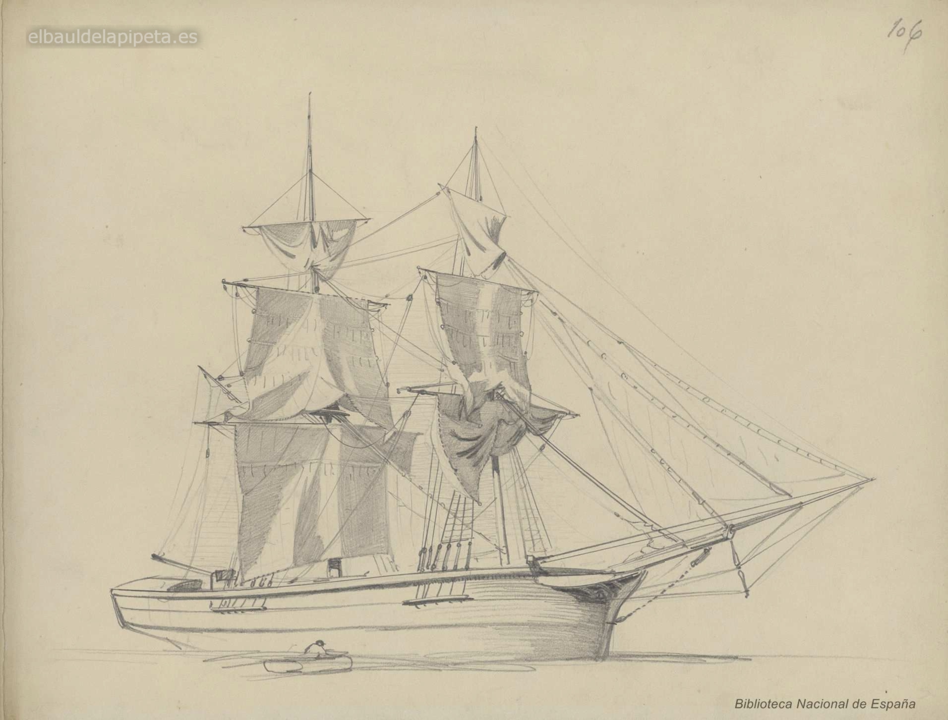 buque mercante de vela (e)