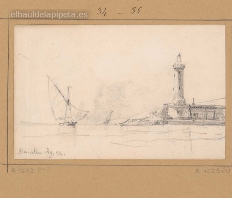 marsella. faro agosto 1875