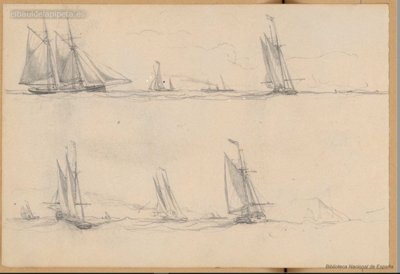 barcos de vela navegando