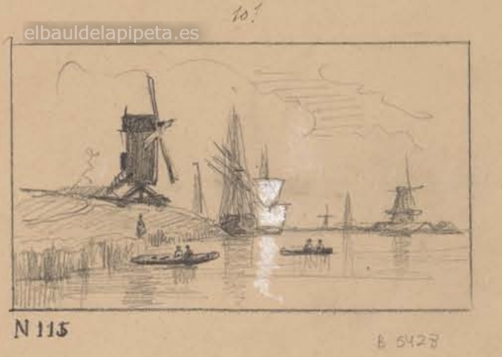un canal en holanda