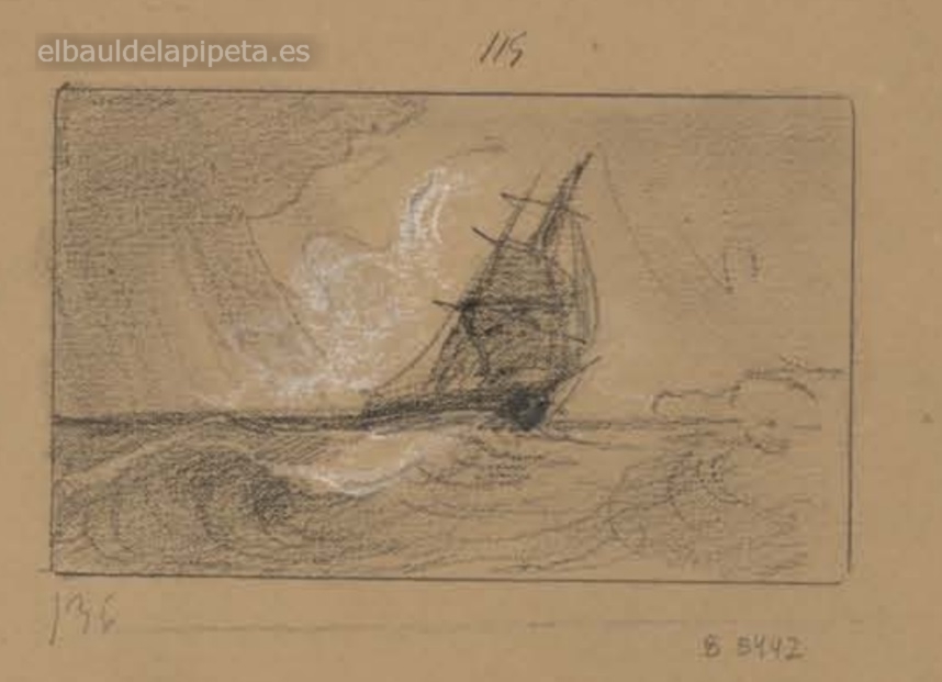 barco navegando en una marejada