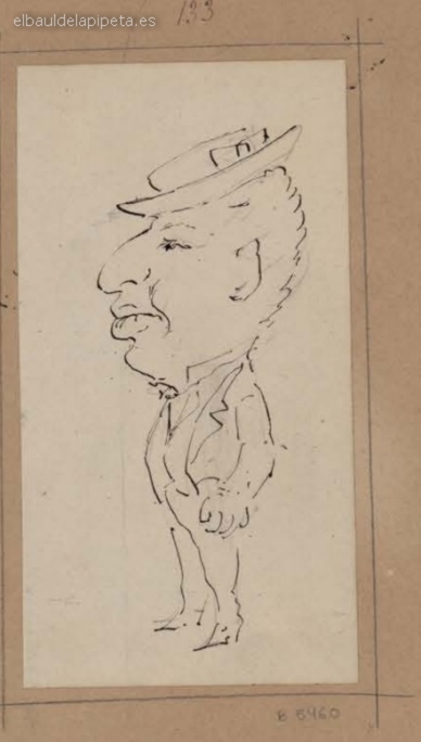 caricatura personaje desconocido