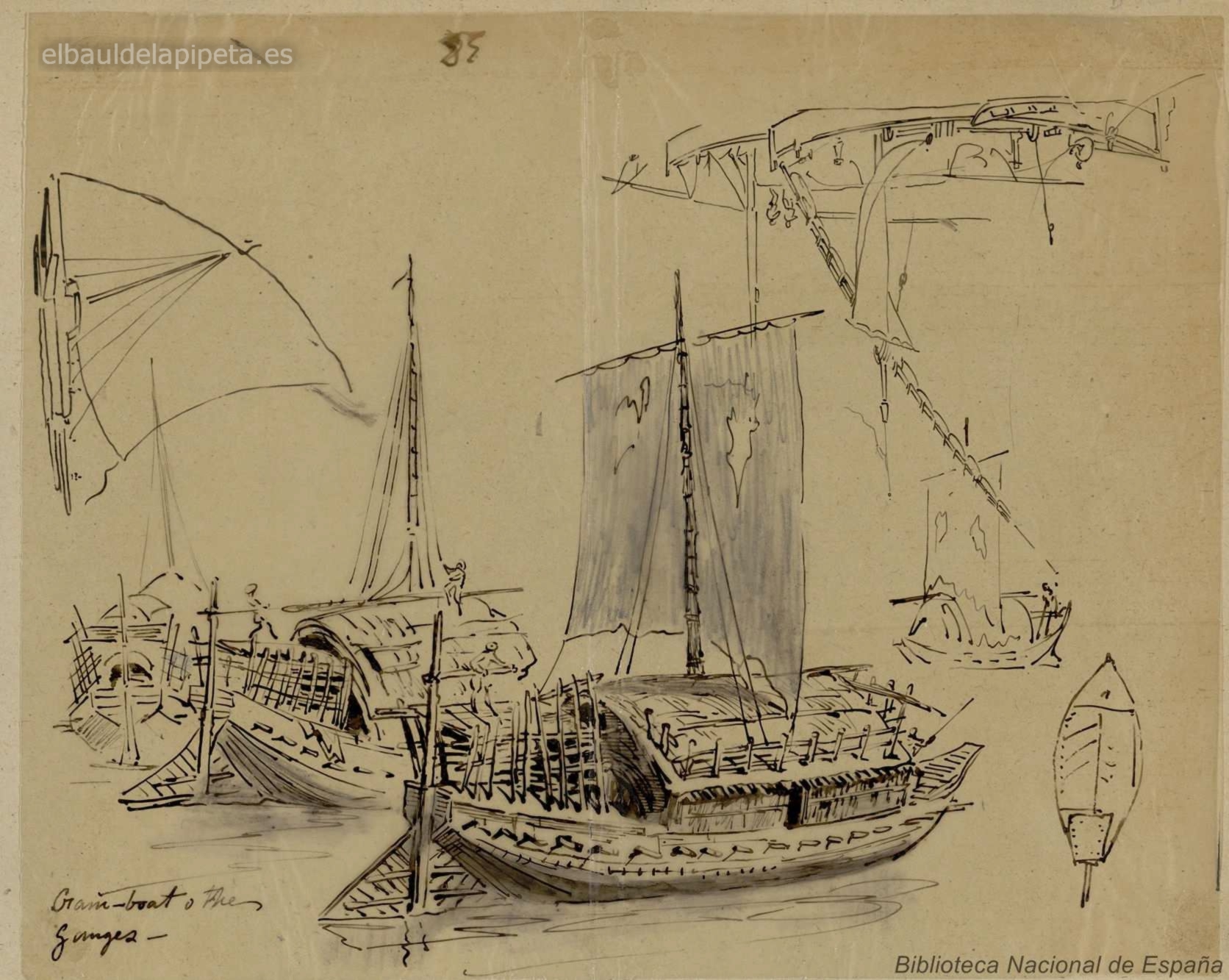 gram-boat of the ganges
