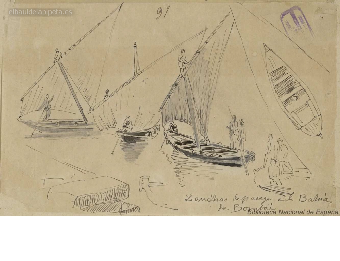 lanchas de pasaje en la bahÍa de bombay