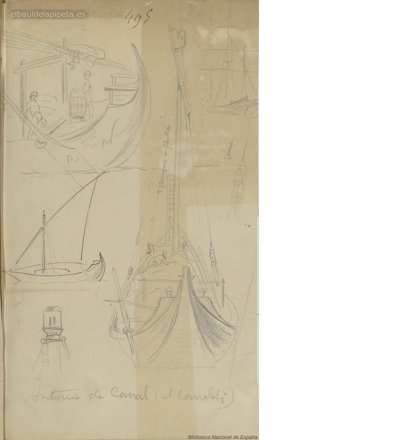 barcos venecianos inspirados en canaleto