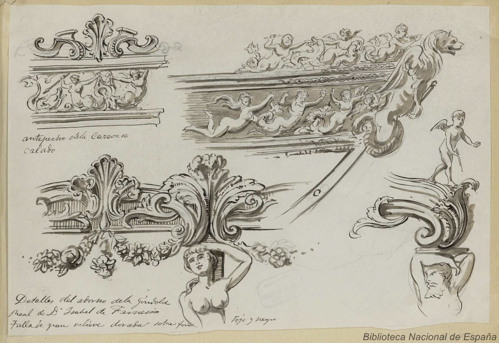 gondola real de isabel de farnesio