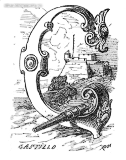 letra capital «c» castillo