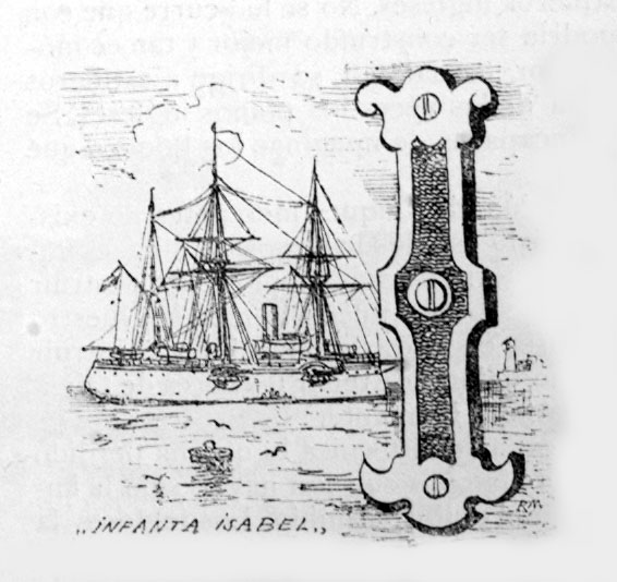 letra capital «i» infanta isabel