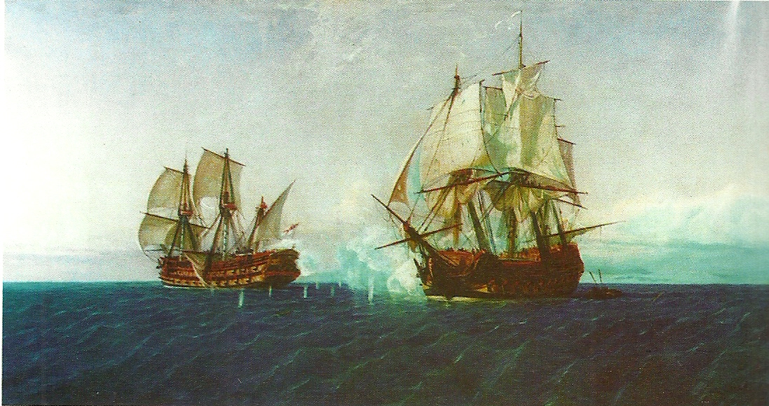 combate del navÍo espaÑol catalÁn con el britÁnico mary en 1719