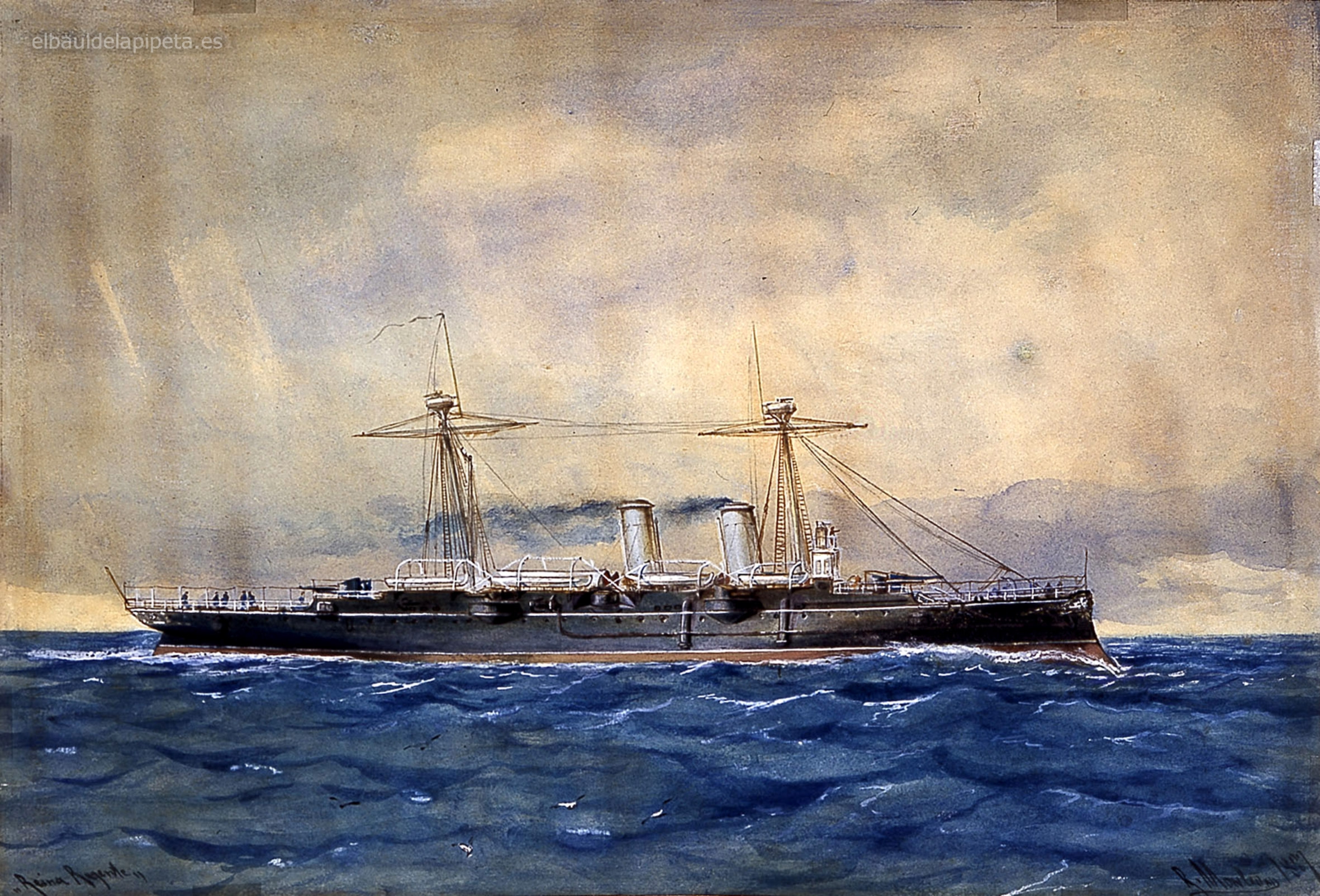 crucero de 1ª clase reina regente