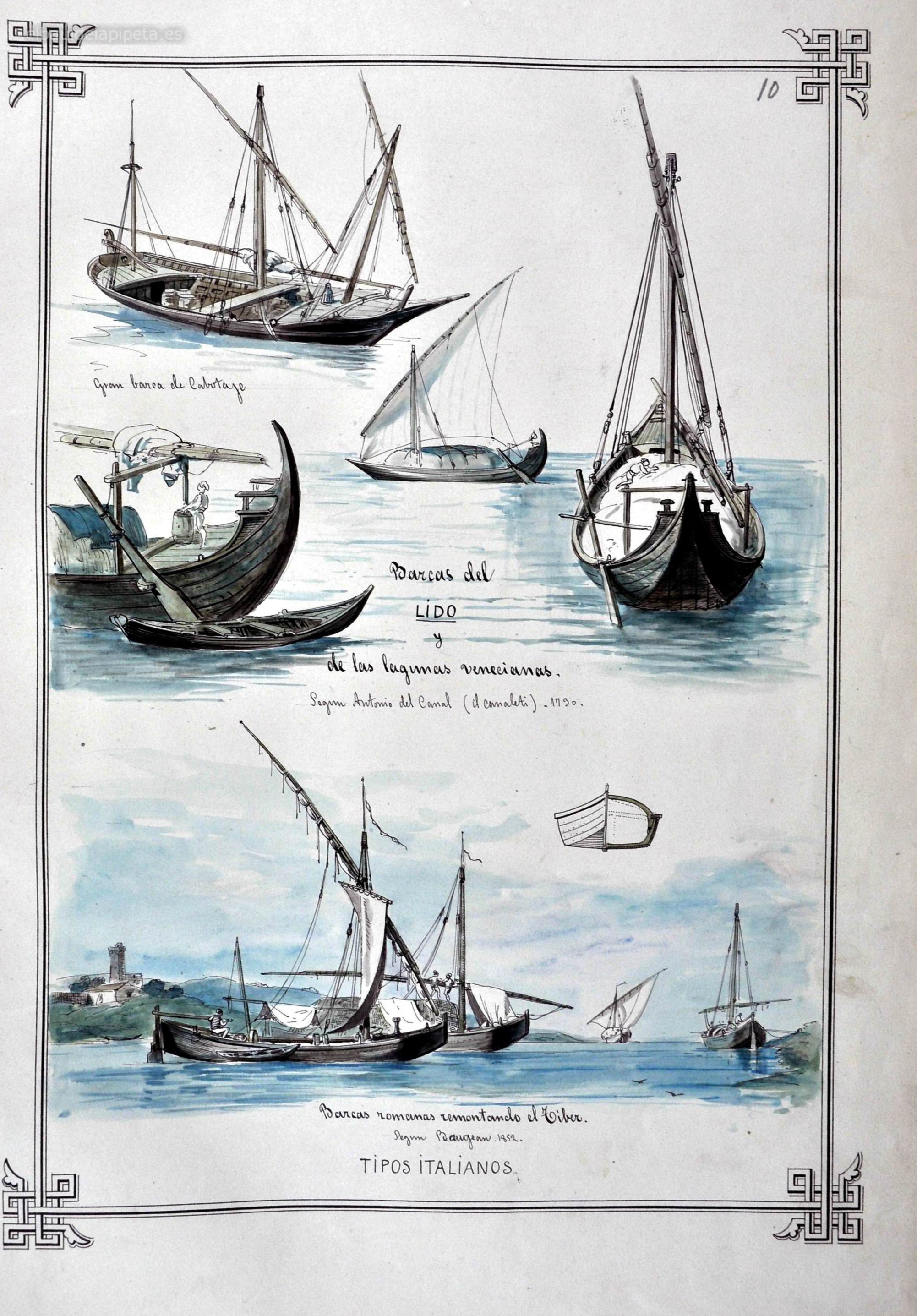 barcas de carga tipo italiano
