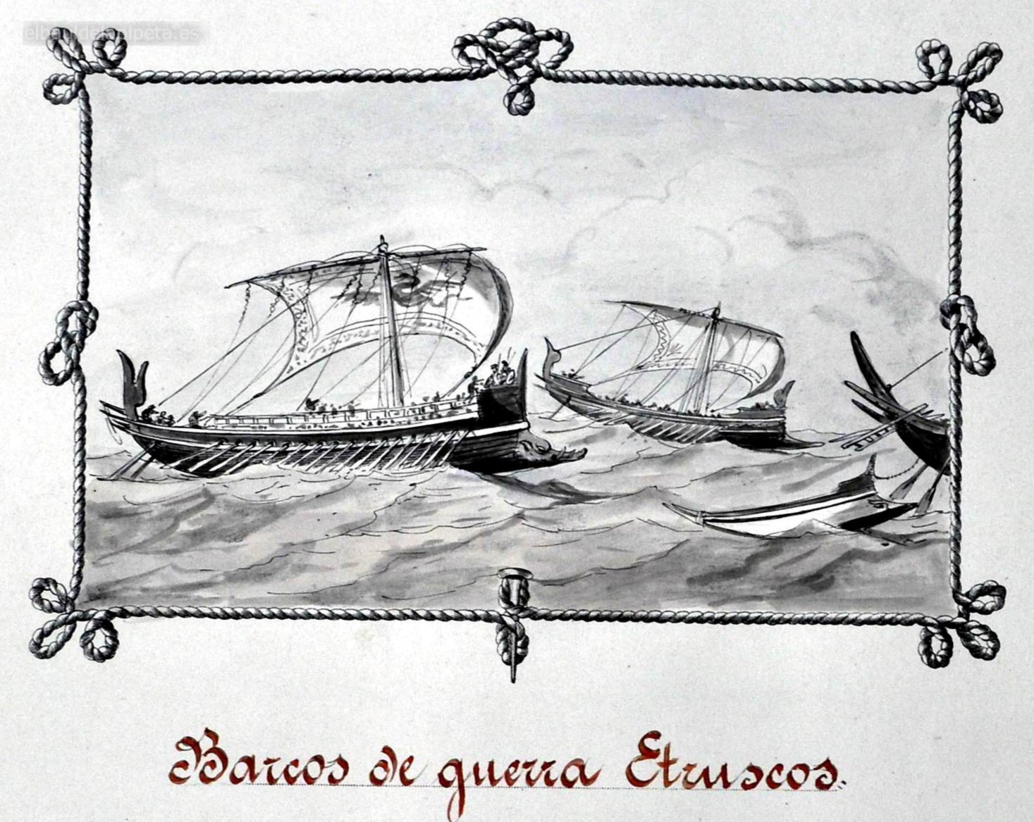 barcos de guerra estruscos
