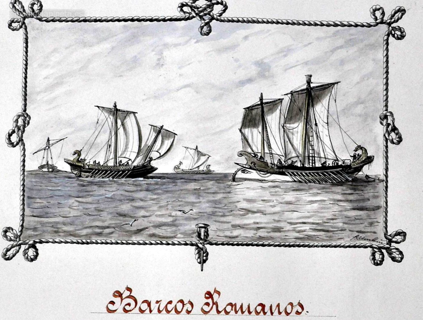 barcos romanos