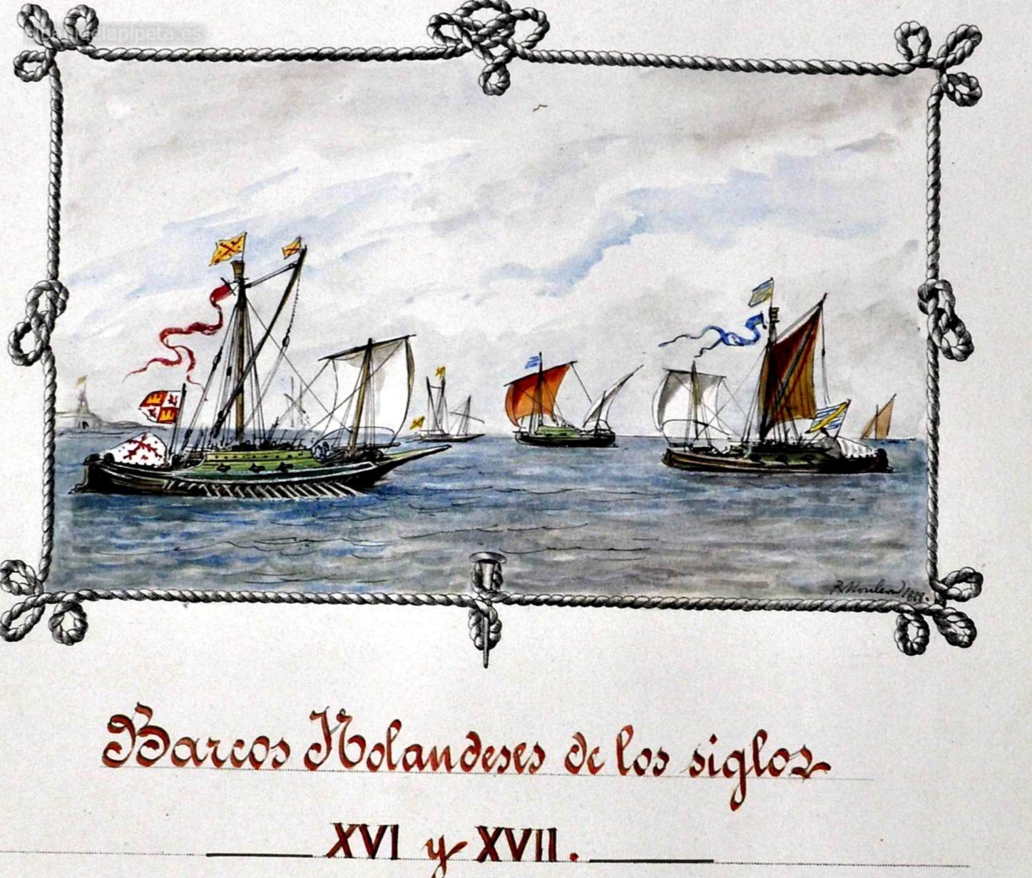 barcos holandeses de los siglos xvi y xvii
