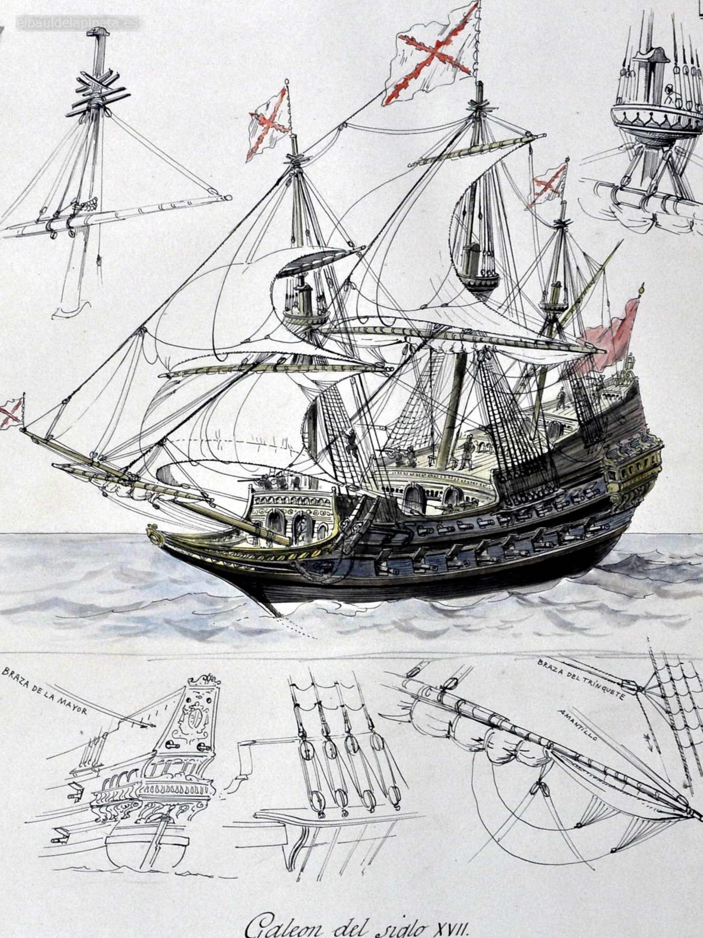 galeon s.xvii